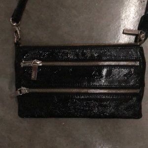 Hobo Crossbody Bag in Black
